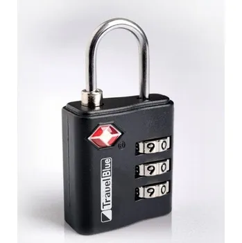 Příslušenství k zavazadlu TravelBlue TB036 Bezpečnostní TSA kódový zámek na zavazadla, černý