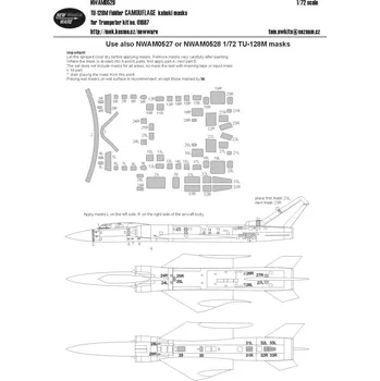 Plastikový model New Ware 1/72 Mask Tu-128M Fiddler CAMOUFLAGE (TRUMP 01687)
