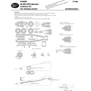 Plastikový model New Ware 1/72 Mask MiG-25RBT EXPERT (ICM 72172)