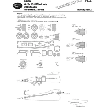 Plastikový model New Ware 1/72 Mask MiG-25BM ADVANCED (ICM 72175)
