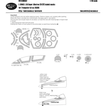 Plastikový model New Ware 1/48 Mask L-39MS/L-59 Sup.Albatros BASIC (TRUMP)