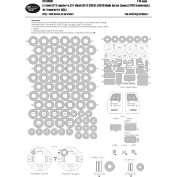 Plastikový model New Ware 1/35 Mask Ex-Soviet 2P-19 Launcher w/ R-17 Missile