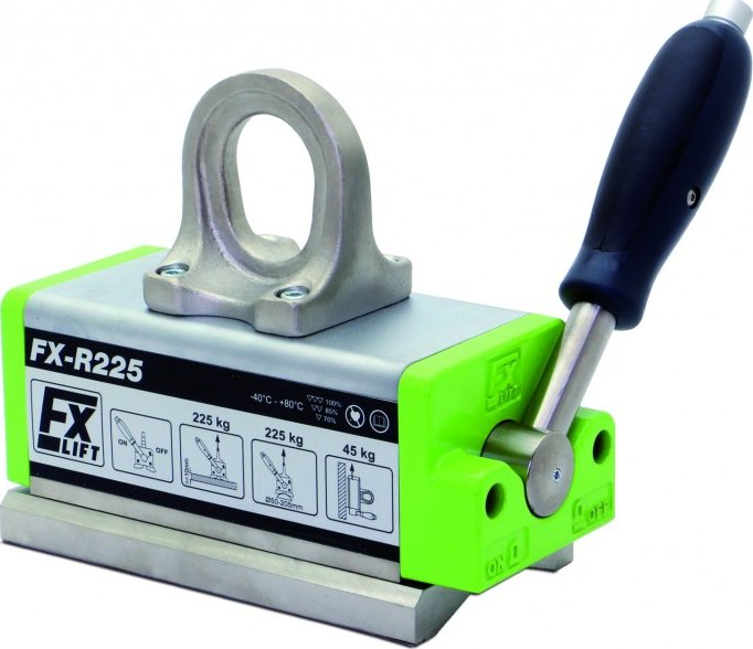 Permanentní břemenový magnet FX-R1800 s nosností 1800 kg pro kulatiny