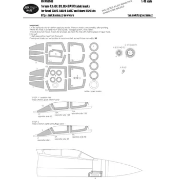 Plastikový model New Ware 1/48 Mask Tornado F.3 ADV,IDS,GR.4 EXPERT (REV)