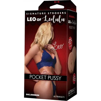 Doc Johnson Signature Strokers Leo of Leolulu ULTRASKYN Pocket Pussy Vanilla