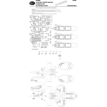 Plastikový model New Ware 1/48 Mask Su-27UB Flanker C ADVANCED (HOBBYB81713)