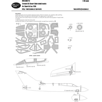 Plastikový model New Ware 1/48 Mask Tornado GR.1 Desert Babe (EDU 11136)