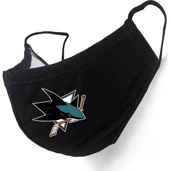rouška Rouška San Jose Sharks NHL Black Velikost: dospělá velikost