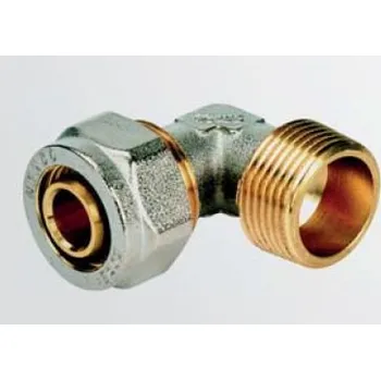 Fitinka WIGELL Šroubovací tvarovka koleno přechodové 90° 18x1/2" závit vnější