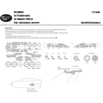 Plastikový model New Ware 1/72 Mask Su-7U (MSVIT)