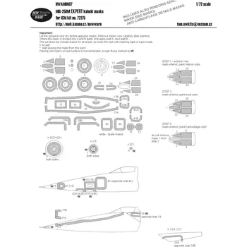 Plastikový model New Ware 1/72 Mask MiG-25BM EXPERT (ICM 72175)