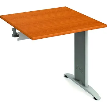 Hobis Jednací stůl FJ 800 R Barva desky stolu: bílá, Barva kovu: černá, Podnož: RM 200