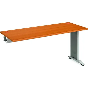 Hobis Pracovní stůl FE 1600 R Barva desky stolu: bílá, Barva kovu: černá, Podnož: RM 200