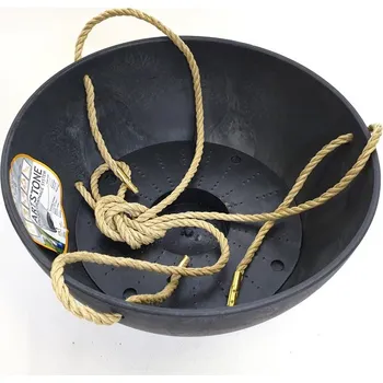 Květináč Závěsný květináč Fiona černá 31x15cm - UV-odolné