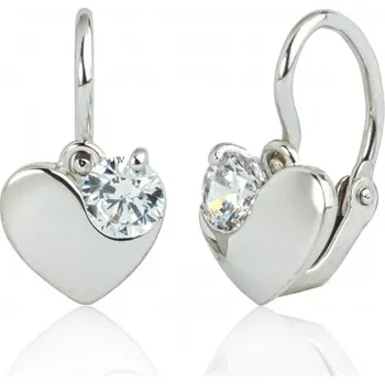 Náušnice Luxur, Dětské náušničky Hazel, bílé zlato se zirkonem, 585-35-3-0211.1B00.0.00.001.14