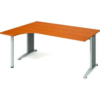 Hobis Pracovní stůl FE 1800 P Barva desky stolu: šedá, Barva kovu: černá, Podnož: RM 200