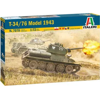 Italeri T-34/76 Model 1943 IT-7078 1:72