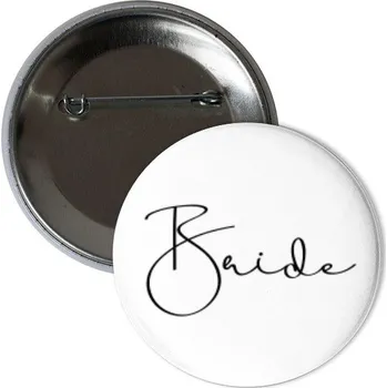 Odznáček s potiskem Placka bride