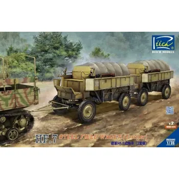 Plastikový model Riich models 1/35 HF.7 Steel Field Wagon (Trailer)