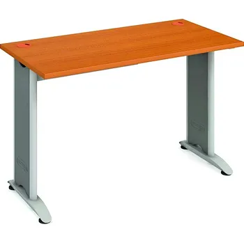 Psací stůl Hobis Pracovní stůl FE 1200 Barva desky stolu: bílá, Barva kovu: černá, Podnož: RM 200