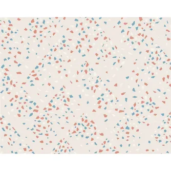 Tapeta Vliesová tapeta modrá, růžová, bílá, Terazzo, žula 373943 / Tapety na zeď 37394-3 New Walls (0,53 x 10,05 m) A.S.Création