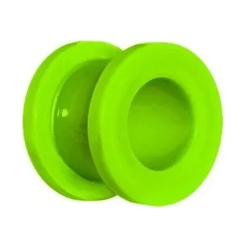 Piercing Zelený akrylátový tunel šroubovací (2 mm)