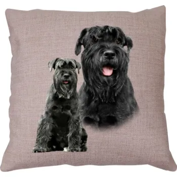 Pánská móda Polštář saténový s potiskem Střední knírač