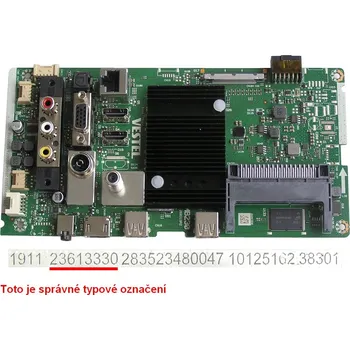 Televizor LCD modul základní deska 17MB230 / Main board 23613330 Hyundai ULW65TS643SMART