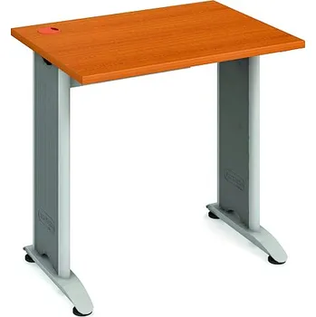 Psací stůl Hobis Pracovní stůl FE 800 Barva desky stolu: šedá, Barva kovu: černá, Podnož: RM 100