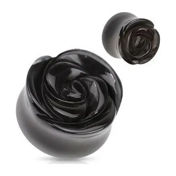 Piercing Plug do ucha - achát (18 mm)