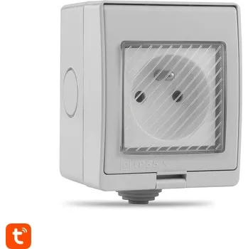 Elektrická zásuvka Venkovní WiFi zásuvka IP55 - Tuya (Chytrá venkovní Wi-Fi zásuvka)