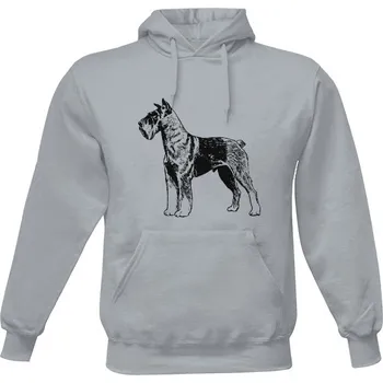 Pánská mikina Pánská mikina s kapucí s potiskem Knírač pánské