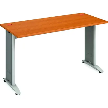 Psací stůl Hobis Pracovní stůl FE 1400 Barva desky stolu: calvados, Barva kovu: černá, Podnož: RM 200