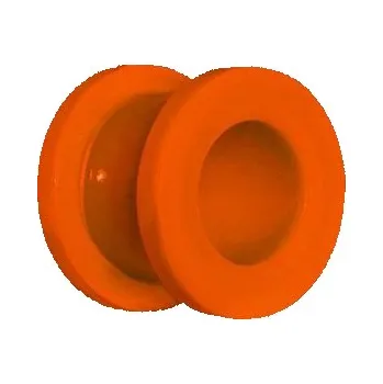 Piercing Oranžový akylátový tunel šroubovací (2 mm)