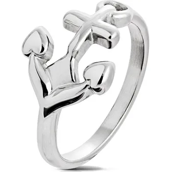 Prsten Ocelový prsten kotva (57)