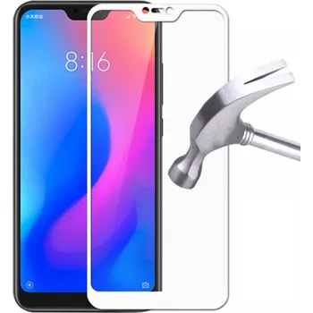 3D ochranné tvrzené sklo s rámečkem pro Xiaomi Mi A2 Lite - bílé