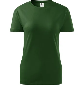 Dámské tričko Malfini Classic New 133 lahvově zelené