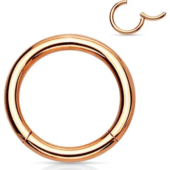 Piercing Piercing segment kruh zlacený (1,6 x 10 mm)