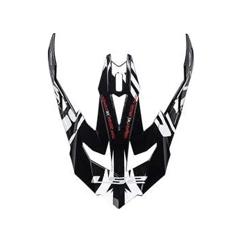 Helma na motorku LS2 Helmets LS2 MX470 PEAK EMPEROR BLACK WHITE RED