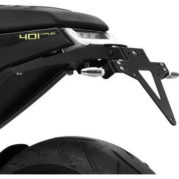 HS MOTO - Německo Husqvarna 401 Svart/Vitpilen držák registrační značky