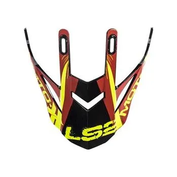 Motodoplněk LS2 Helmets LS2 MX437 PEAK GATOR RED