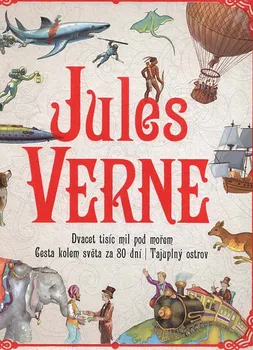 Dvacet tisíc mil pod mořem, Cesta kolem světa za 80 dní, Tajuplný ostrov - Jules Verne (2019, polstrovaná LUX)