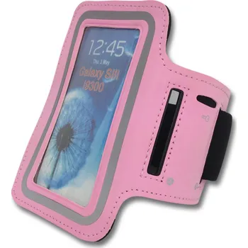 Pažní pouzdro na mobil TUNTURI růžové