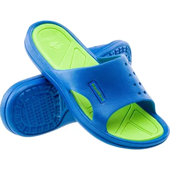 Dětská sportovní obuv Dětské pantofle Aquawave NAHIN JR LAKE BLUE/LIME 30