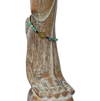 Náramek Kotníkový náramek kytička