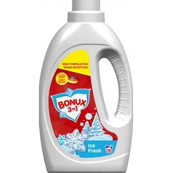 Přípravek na praní Bonux 3v1 Polar Ice Fresh prací gel, 0,9L 18praní