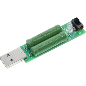 Rezistor USB zátěžový rezistor 1A/2A (5W/10W)