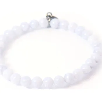 Náramek Minerální náramek chalcedon 6mm - Sadre.cz