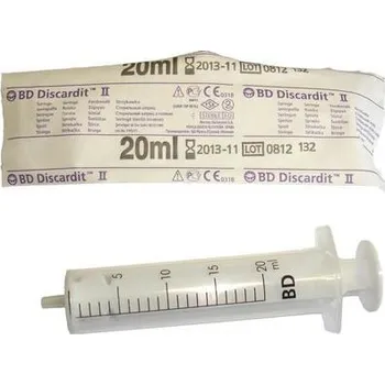 Injekční stříkačka Injekční stříkačka BD 20ml / 80ks
