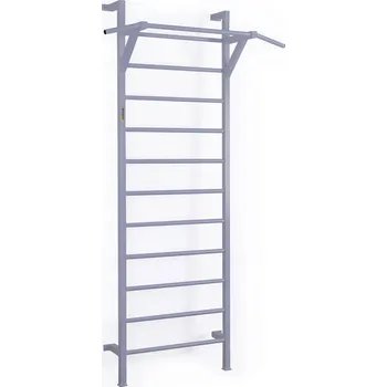 Kovové žebřiny s hrazdou FITHAM šedé